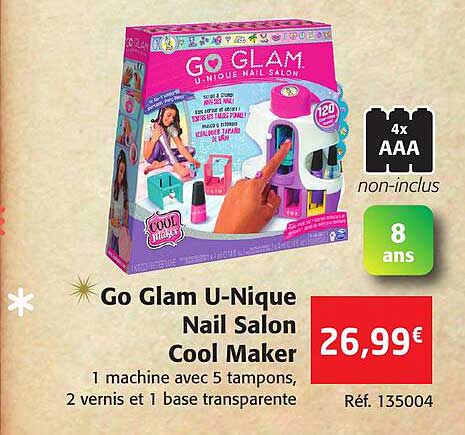 go glam u-nique nail salon cool maker