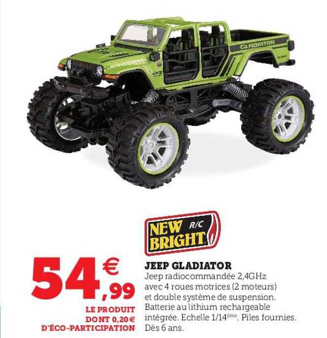 new bright jeep gladiator