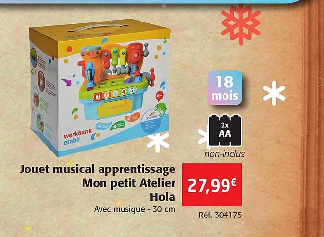 jouet musical apprentissage mon petit atelier hol