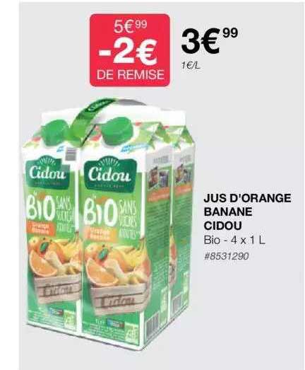 Jus D'orange Banane Cidou