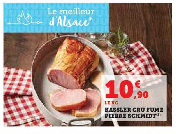 kassler cru fumé pierre schmidt