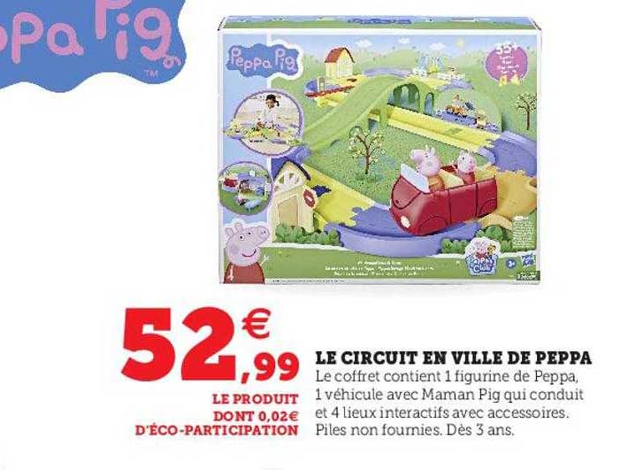 le circuit en ville de peppa