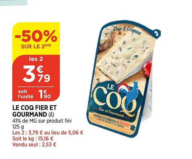 le coq fier et gourmand