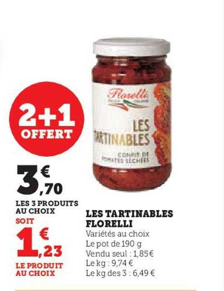 Les Tartinables Florelli