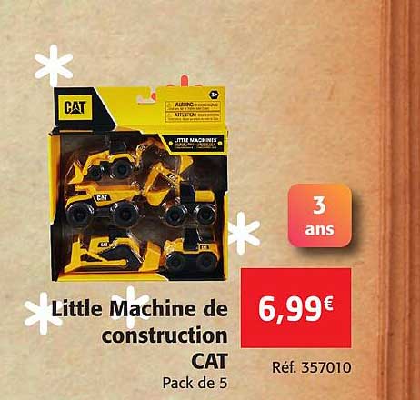 little machine de construction cat
