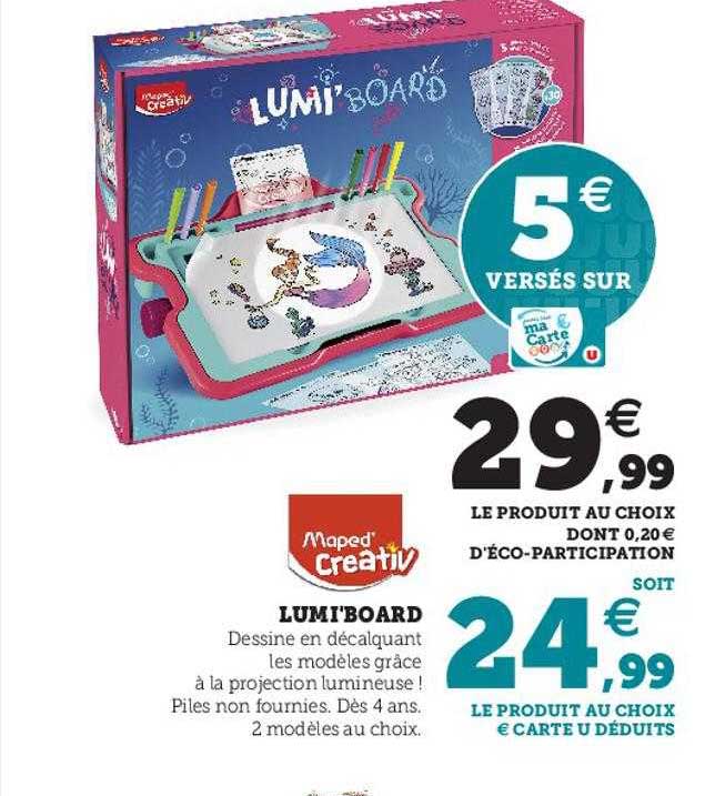 lumi'board maped creativ
