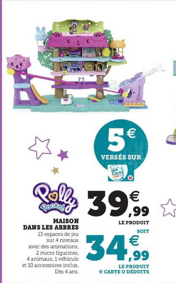 maison dans les arbres polly pocket