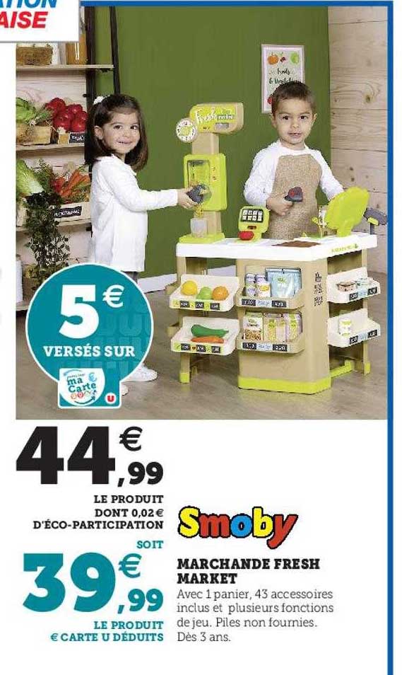 marchande fresh market smoby