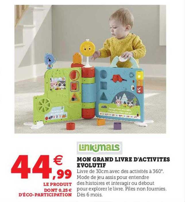 mon grand livre d'activités evolutif linkimals