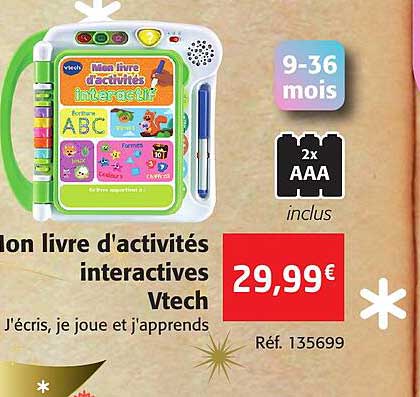 mon livre d'activités interactives vtech