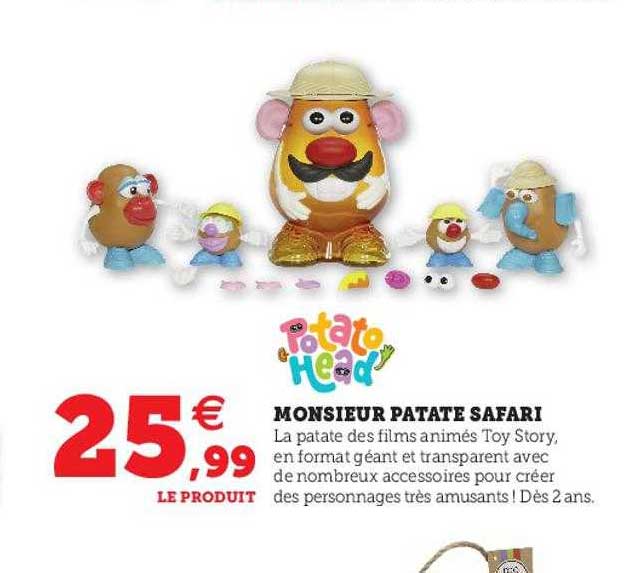 monsieur patate safari potato head