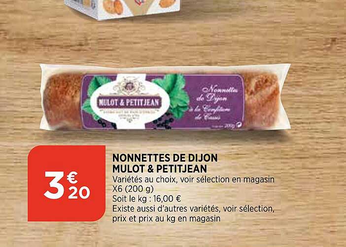 nonnettes de dijon mulot & petitjean