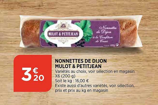 nonnettes de dijon mulot & petitjean
