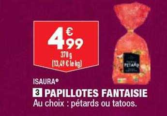 papillotes fantaisie isaura