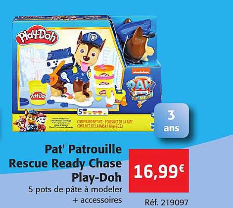 pat'patrouille rescue ready chase play-doh