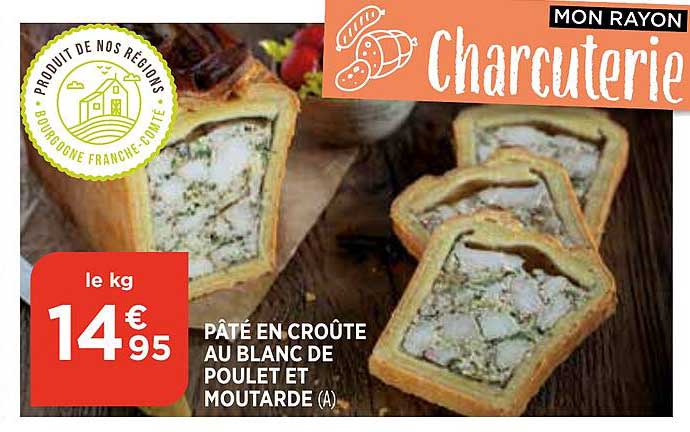 Pâté En Croûte Au Blanc De Poulet Et Moutarde