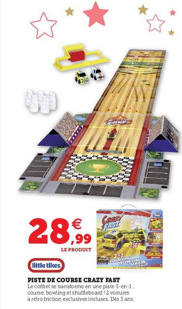 piste de course crazy fast littel tikes