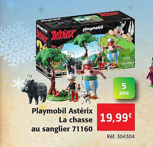 playmobil astérix la chasse au sanglier 71160