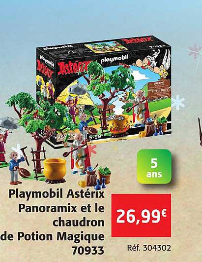 playmobil astérix panoramix et le chaudron de potion magique 70933