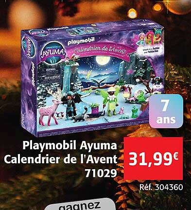 playmobil ayuma calendrier de l'avent 71029