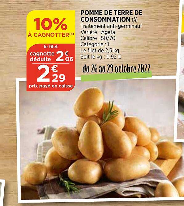 Pomme De Terre De Consommation