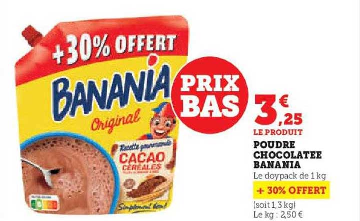 poudre chocolatée banania