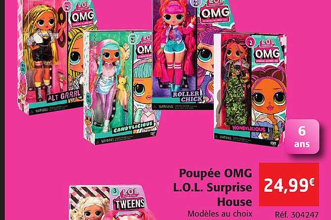poupée omg l.o.l. surprise house