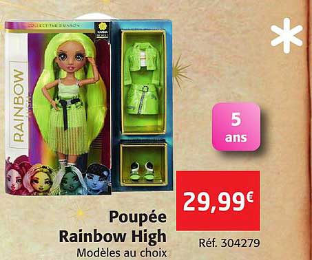 poupée rainbow high