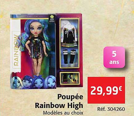 poupée rainbow high