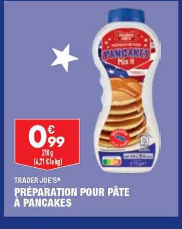 préparation pour pâte à pancakes trader joe's