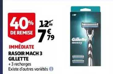 rasoir mach 3 gillette