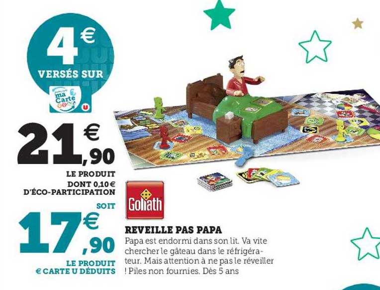 réveille pas papa goliath