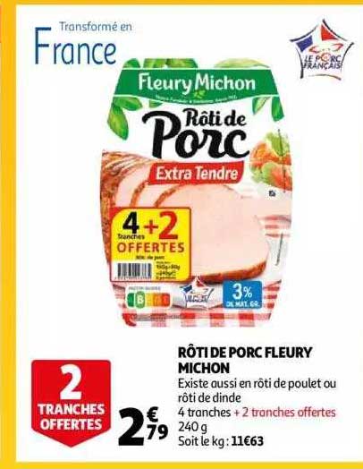 rôti de porc fleury michon