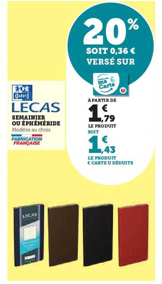 Semainier Ou éphéméride Oxford