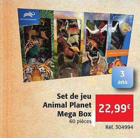 set de jeu animal planet méga box