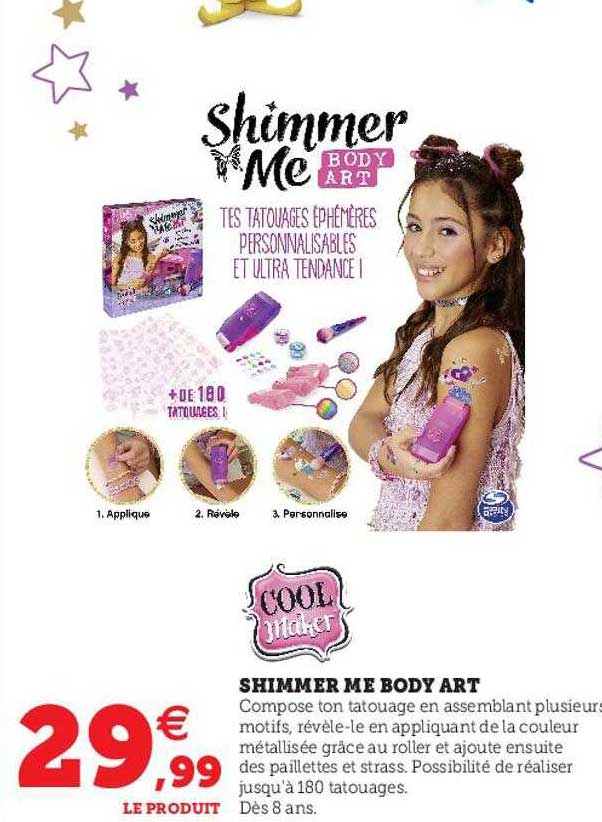shimmer me body art