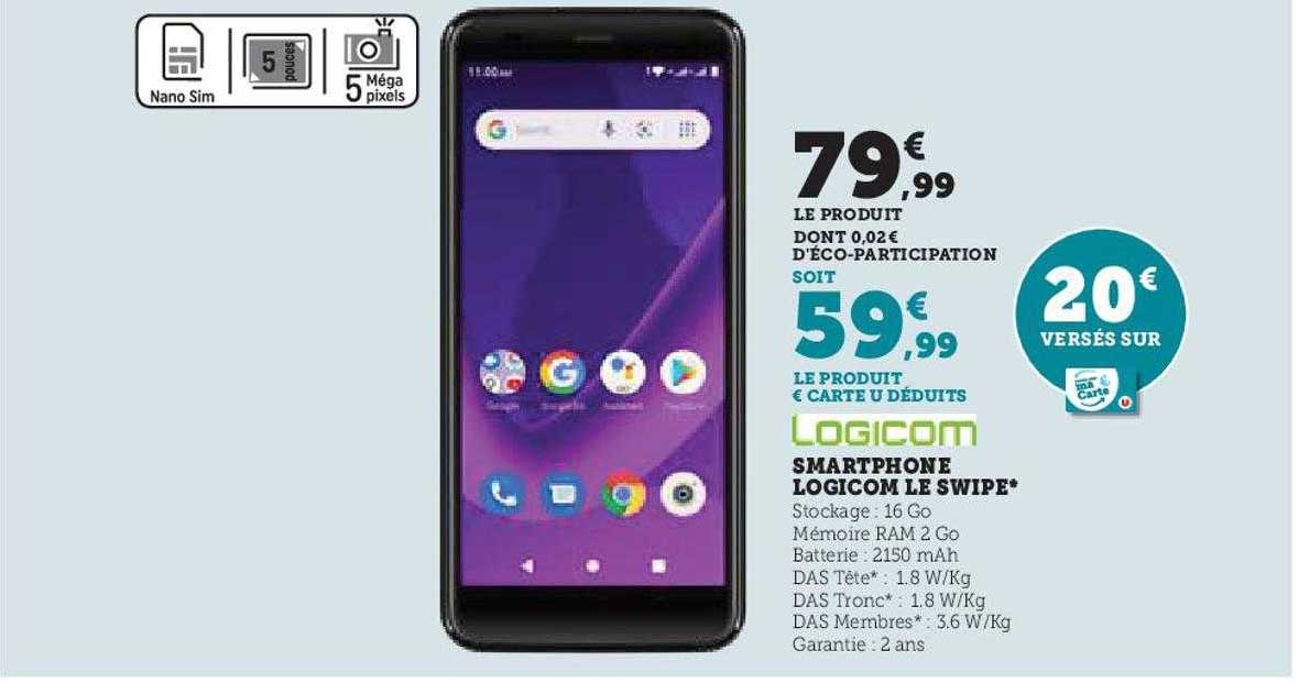 smartphone logicom le swipe