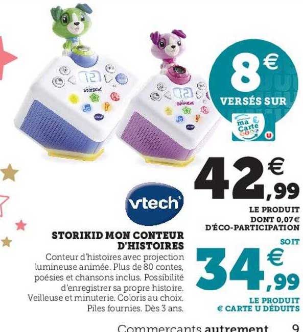storikid mon conteur d'histoires vtech