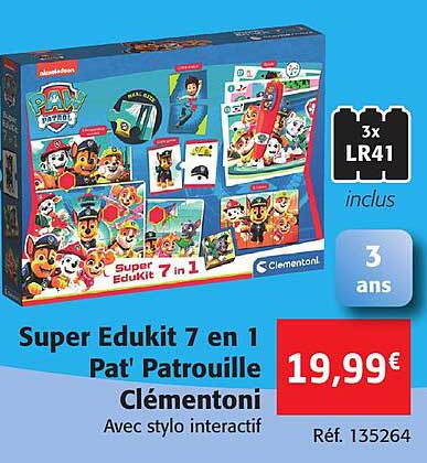 Super Edukit 7 En 1 Pat'patrouille Clémentoni