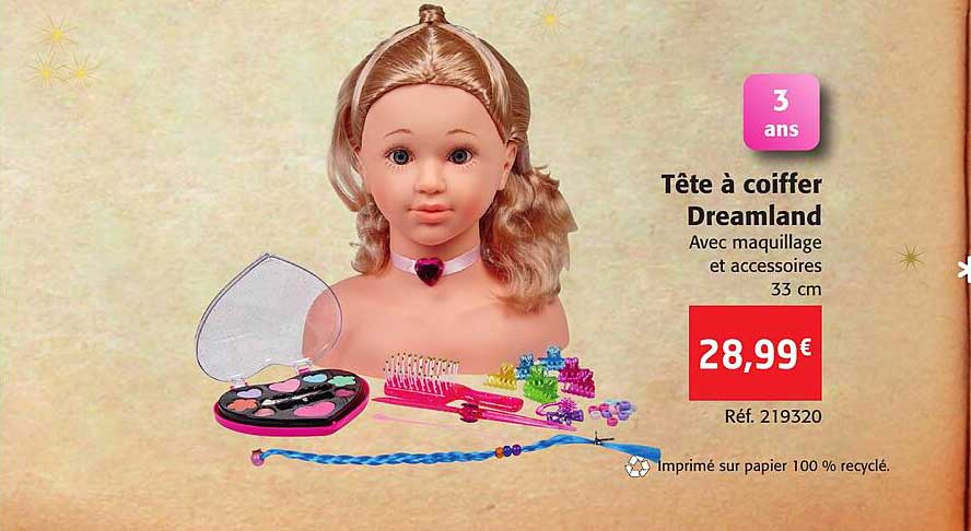 tête à coiffer dreamland