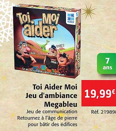 toi aider moi jeu d'ambiance méga bleu