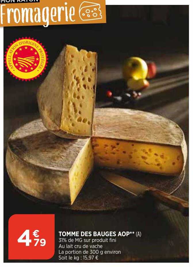 tomme des bauges aop