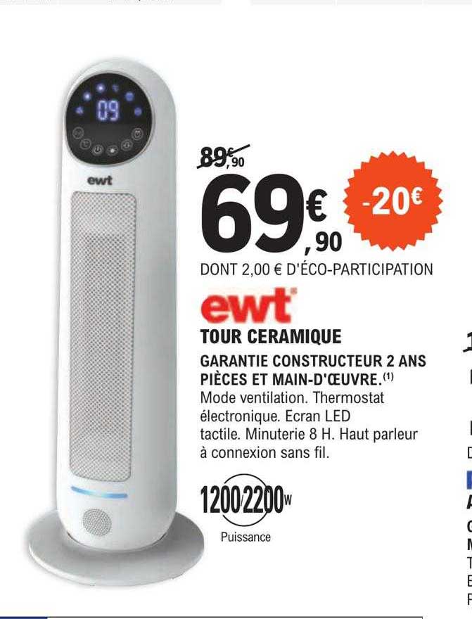 tour céramique ewt