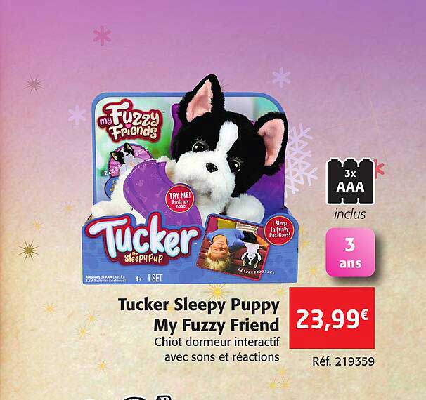 tucker sleepy puppy my fuzzy friend