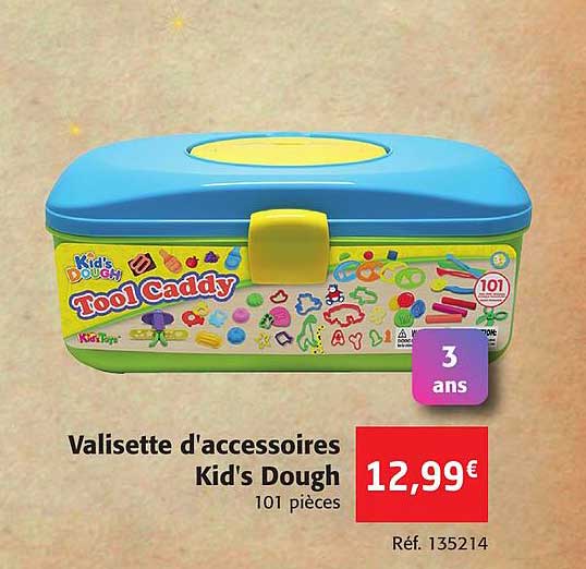valisette d'accessoires kid's dough