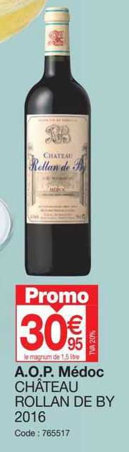 a.o.p. médoc château rollan de by 2016
