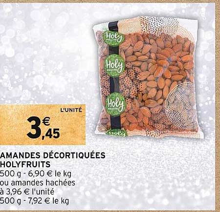 Amandes Décortiquées Holyfruits