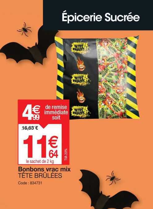 bonbons vrac mix tête brûlées