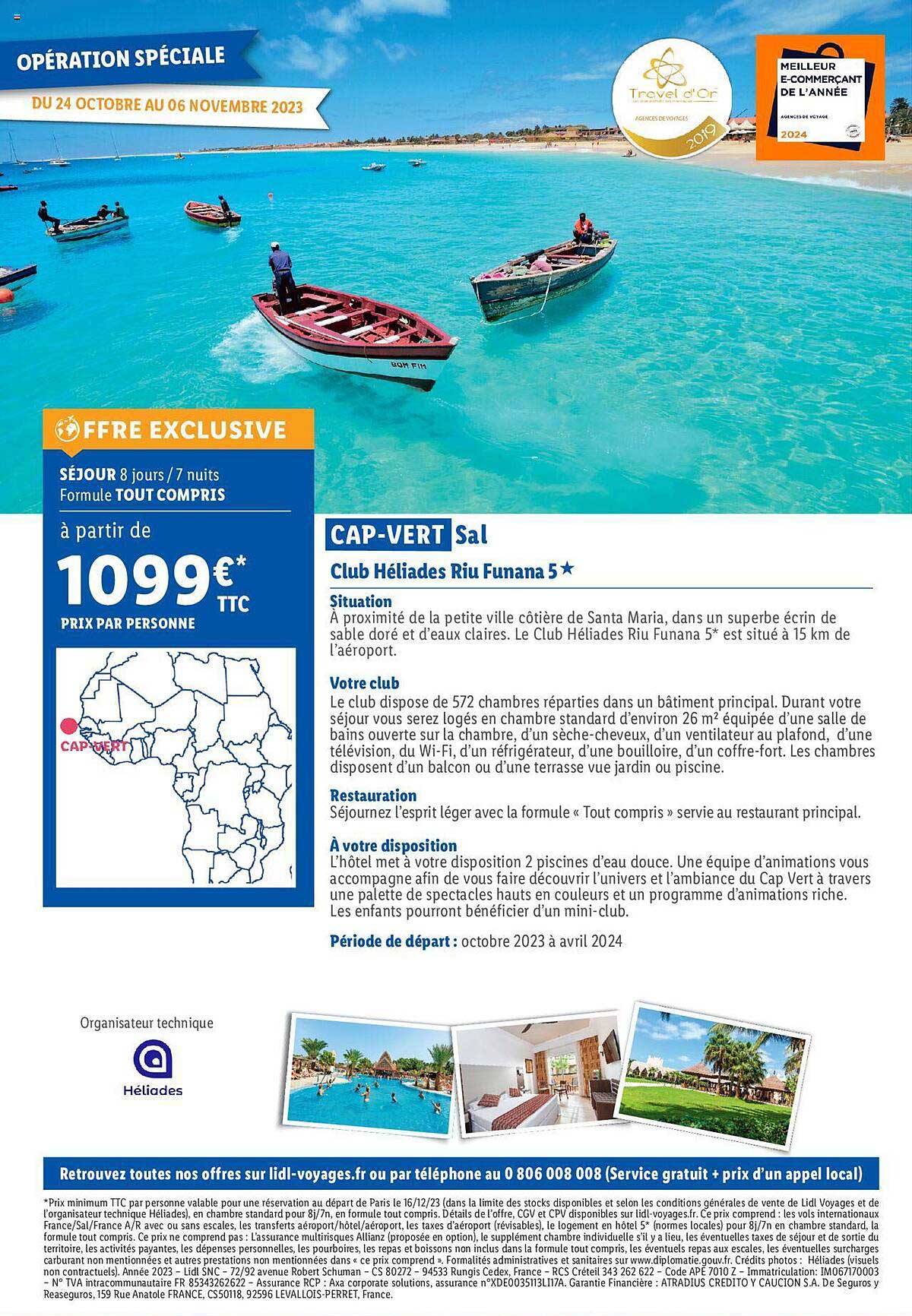 cap-vent sal : club héliades riu funana 5*