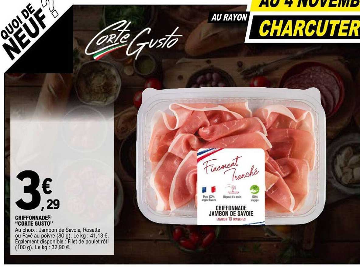 chiffonnade "corte gusto"